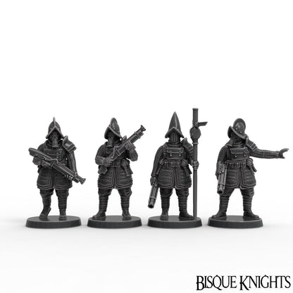 Saint Decent Mage Hunters w/Matchlocks x12 - Trench  Designer (Custom Order) - product image 1 of 3