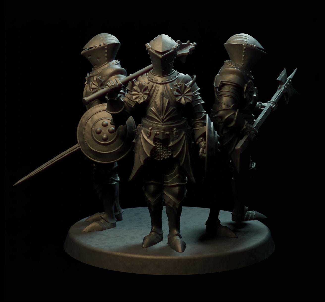 Saint Decent Queens Guard Knights x5 - Trench  Designer (Custom Order) - product image 2 of 2