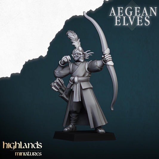 Highland Miniatures Aegean Elves Archers - Fantasy / D&D (Custom Order) - product image 2 of 2