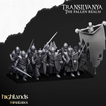 Highland Miniatures Skeletal Guard - Fantasy / D&D (Custom Order) - product image 1 of 4