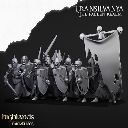 Highland Miniatures Skeletal Guard - Fantasy / D&D (Custom Order) - product image 2 of 4
