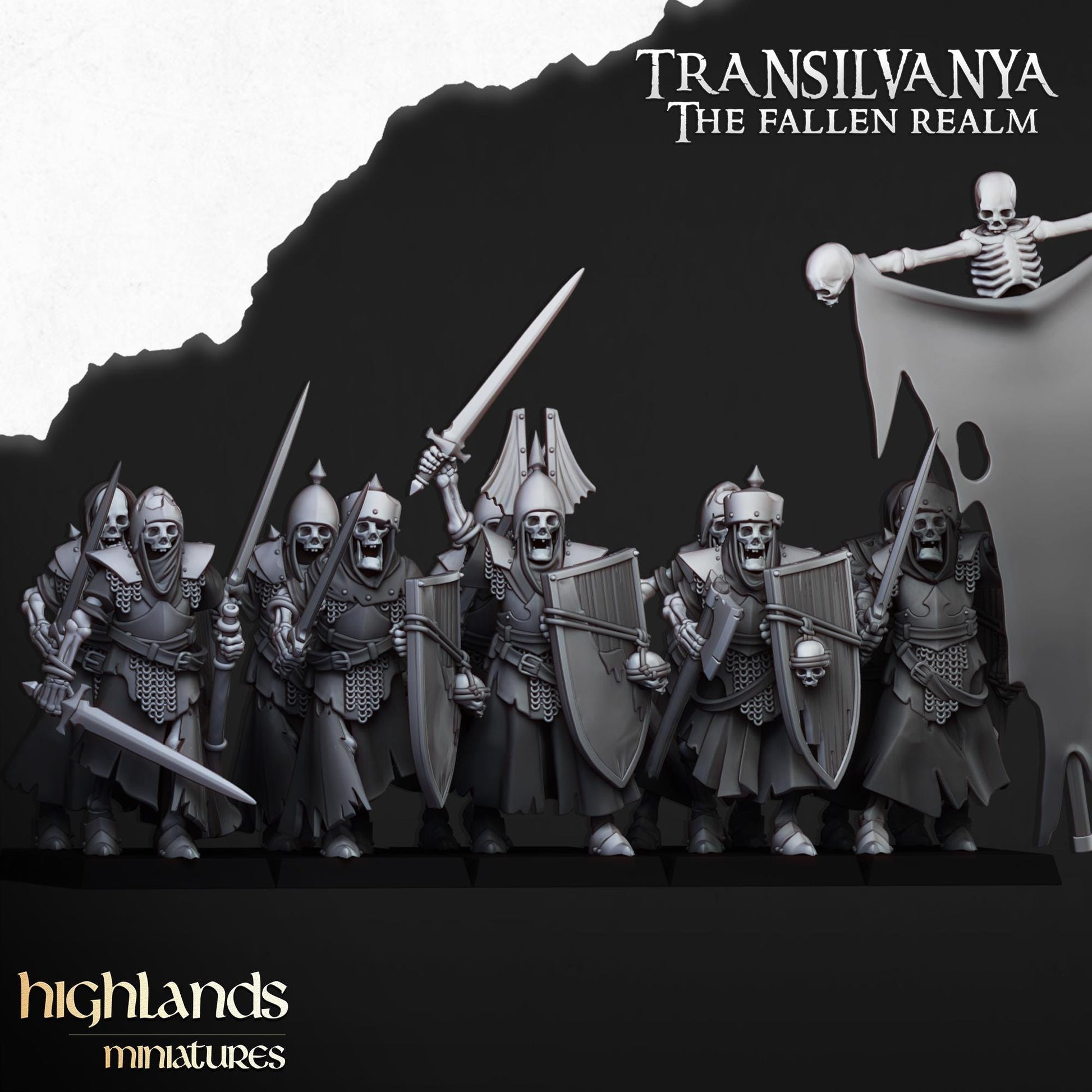 Highland Miniatures Skeletal Guard - Fantasy / D&D (Custom Order) - product image 4 of 4