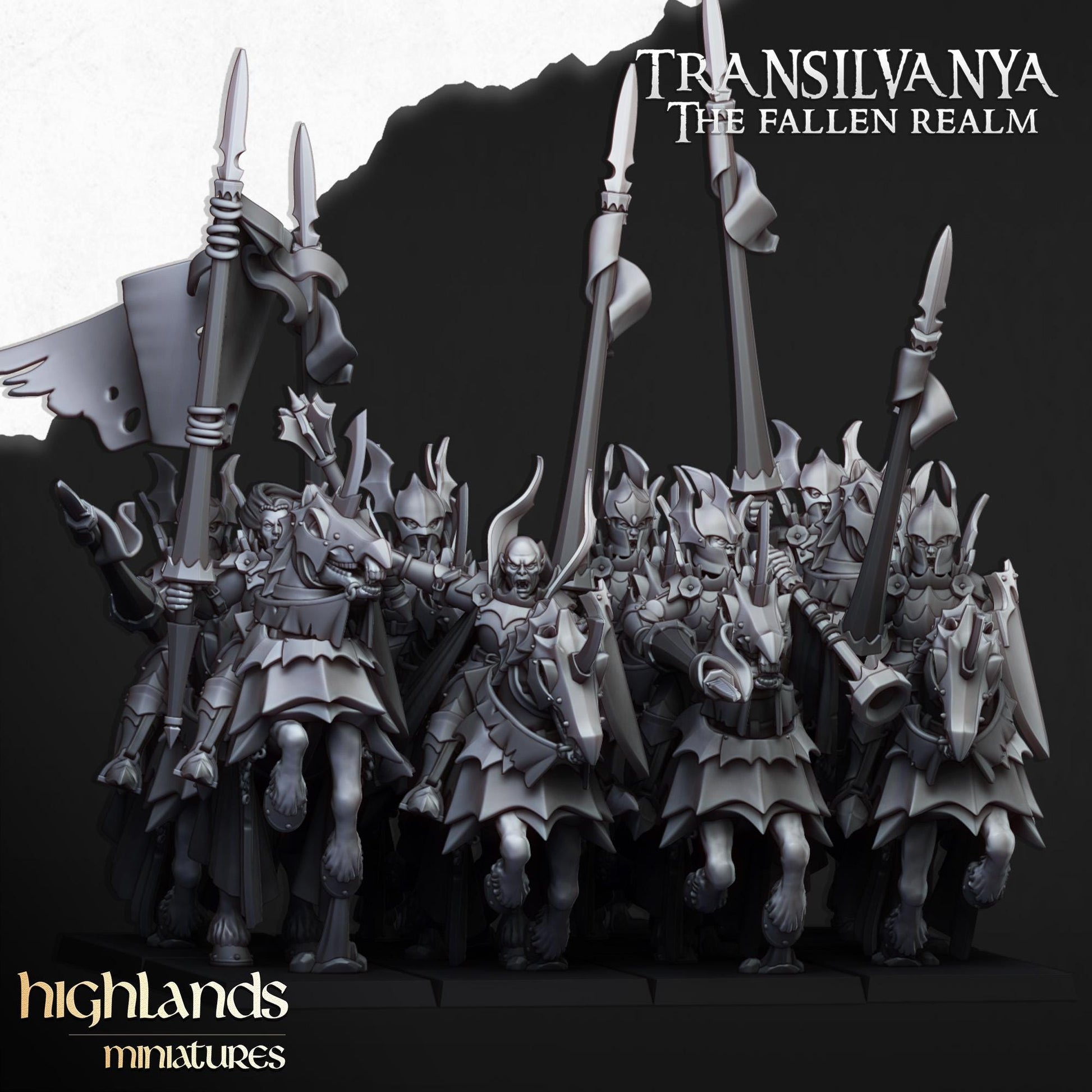 Highland Miniatures Vampire Knights - Fantasy / D&D (Custom Order) - product image 1 of 3