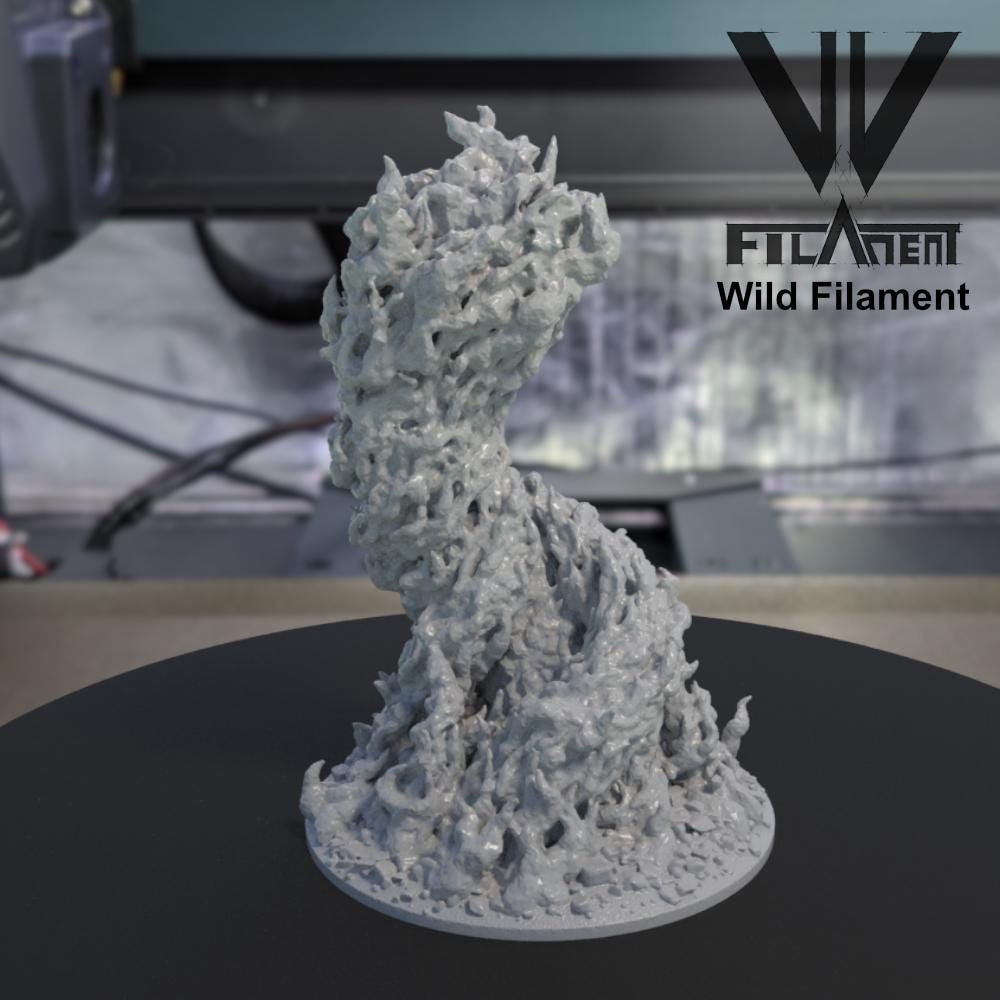 Pillar of Fire Template Printed on FDM Bambu Lab X1 Carbon (Custom Order) - product image 2 of 2