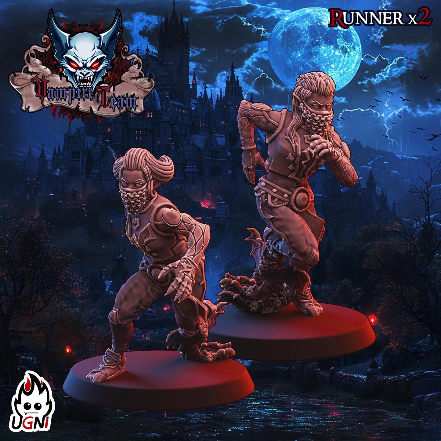 Vampire Team (Regular Style) Designed by UGNI Miniatures - Fantasy Football - product image 5 of 10