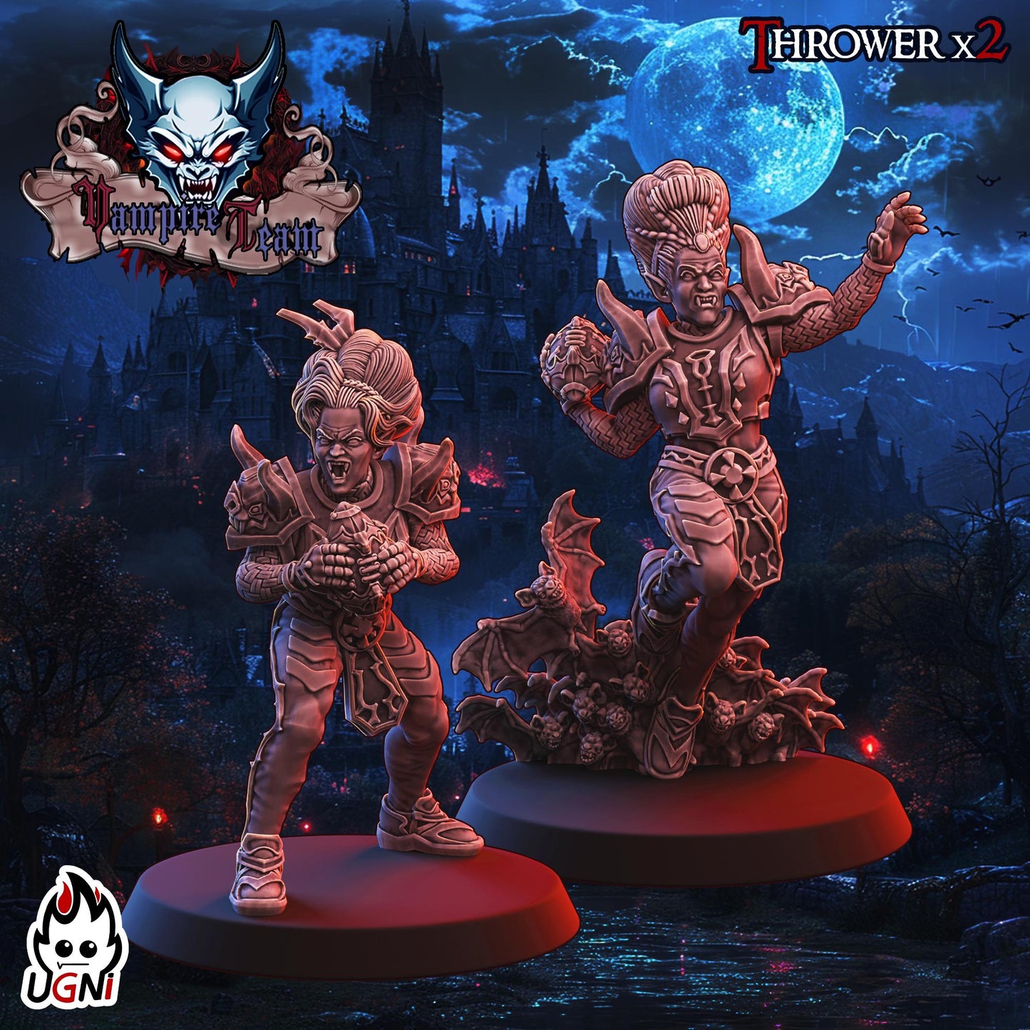 Vampire Team (Regular Style) Designed by UGNI Miniatures - Fantasy Football - product image 4 of 10