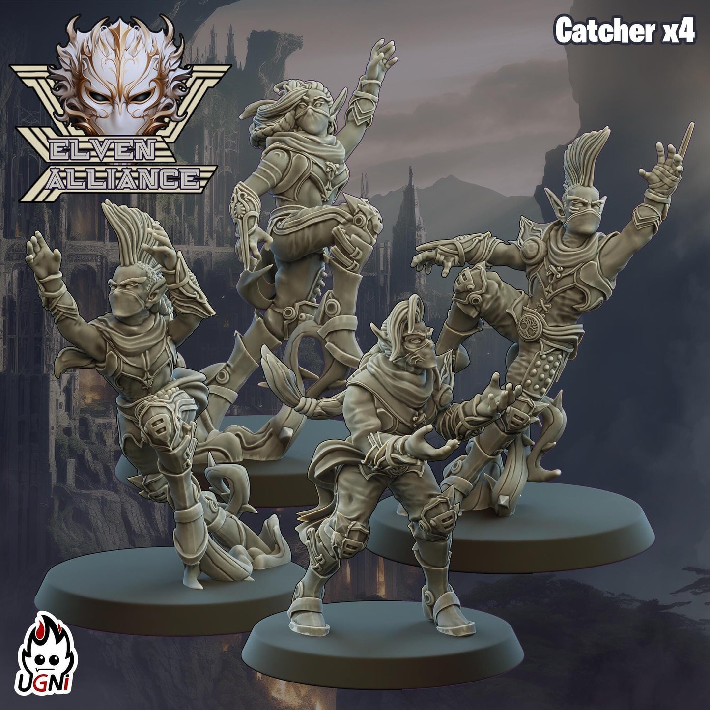 Elven Union Team Designed by UGNI Miniatures - Fantasy Football - product image 3 of 9