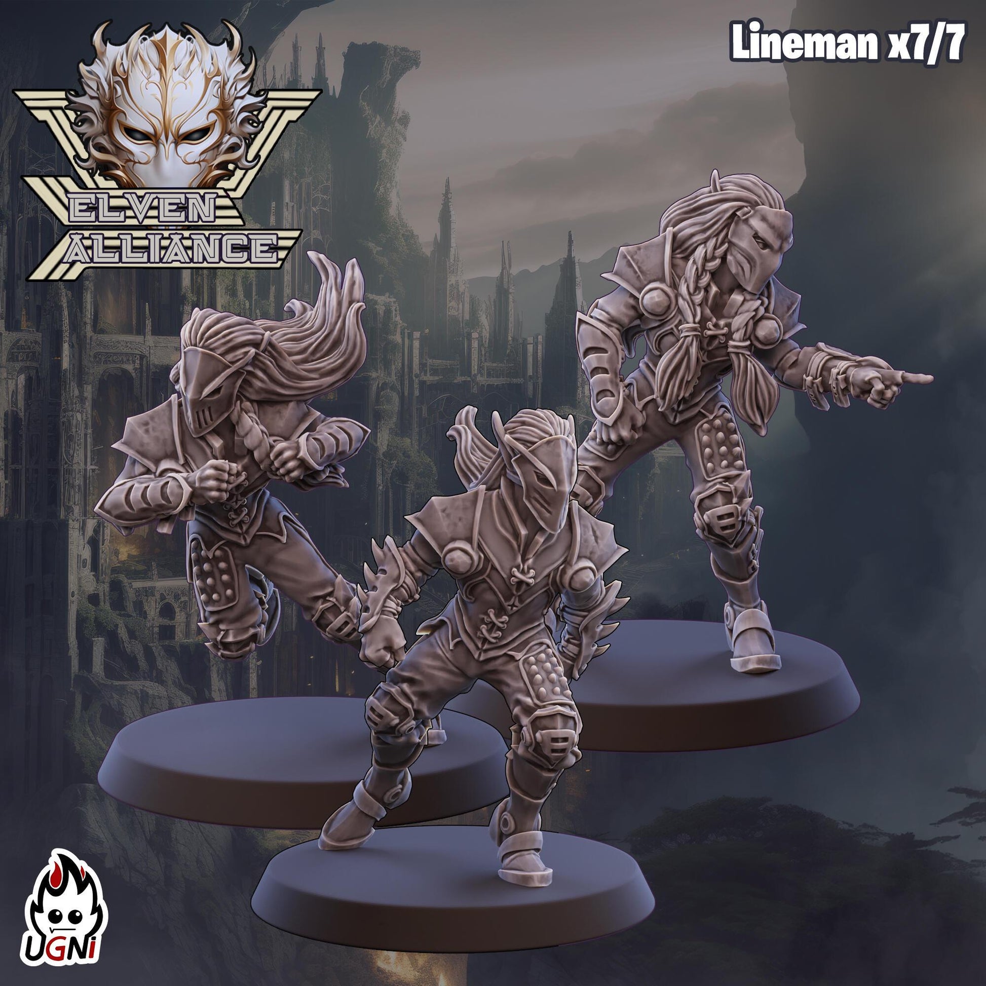 Elven Union Team Designed by UGNI Miniatures - Fantasy Football - product image 5 of 9