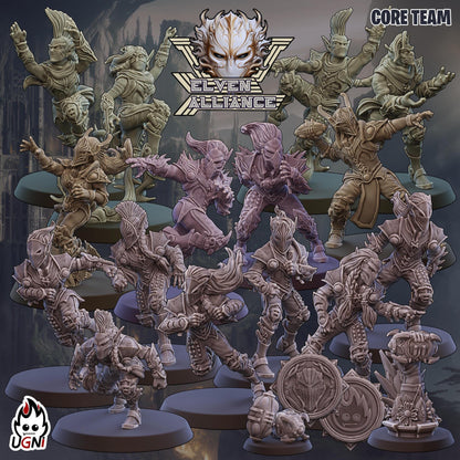 Elven Union Team Designed by UGNI Miniatures - Fantasy Football - product image 1 of 9
