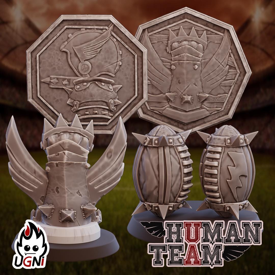 Human Team (Regular Style) Designed by UGNI Miniatures - Fantasy Football - product image 10 of 10