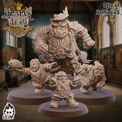 Human Team (Conquistador Style) Designed by UGNI Miniatures - Fantasy Football - product image 2 of 9