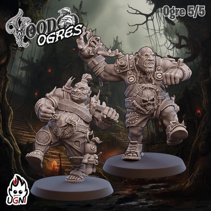Ogre Team (Voodoo Style) Designed by UGNI Miniatures - Fantasy Football - product image 3 of 9