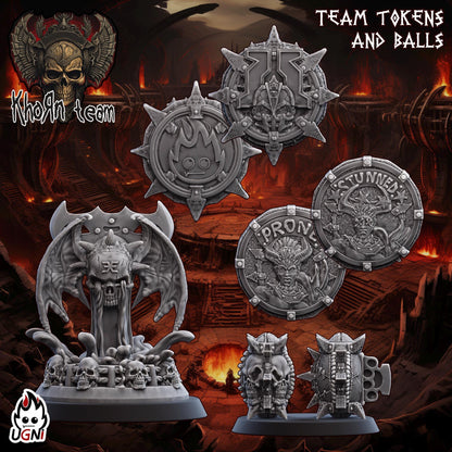 KhoЯn Team (Bloody Valkyrie Style) Designed by UGNI Miniatures - Fantasy Football - product image 7 of 9