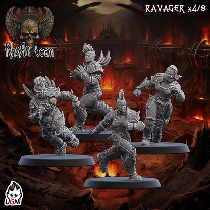 KhoЯn Team (Bloody Valkyrie Style) Designed by UGNI Miniatures - Fantasy Football - product image 6 of 9