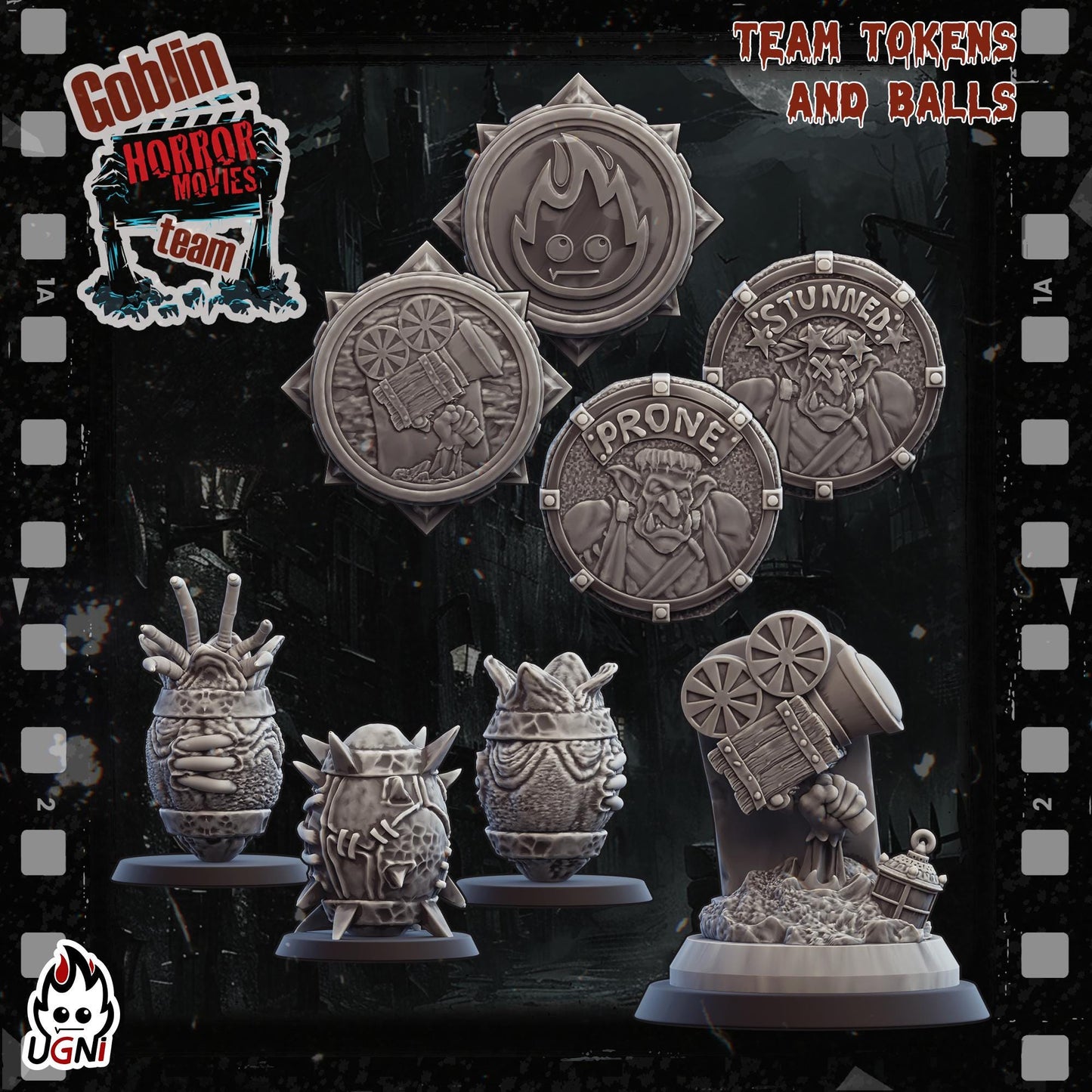 Goblin Team (Horror Movie Style) Designed by UGNI Miniatures - Fantasy Football - product image 7 of 8