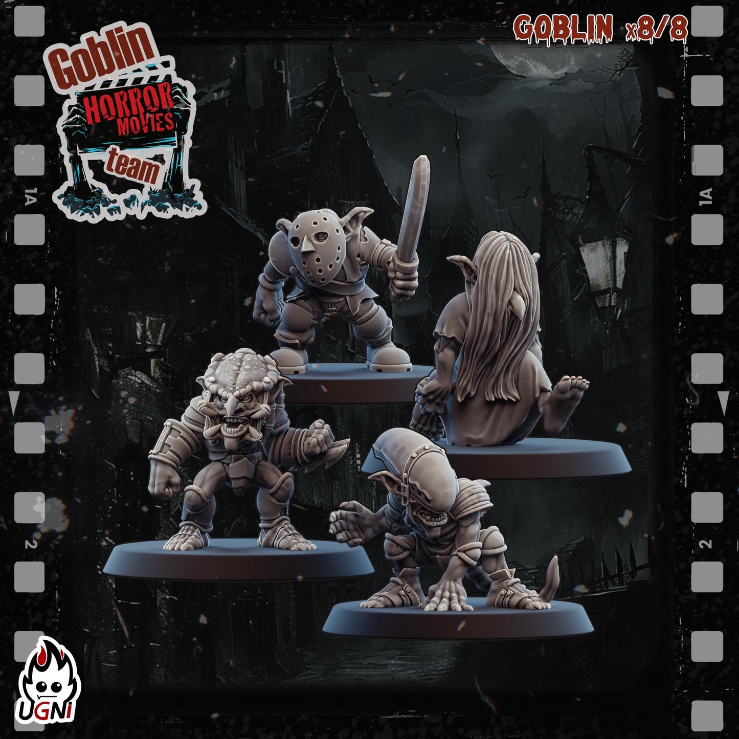 Goblin Team (Horror Movie Style) Designed by UGNI Miniatures - Fantasy Football - product image 5 of 8