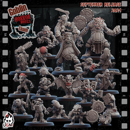 Goblin Team (Horror Movie Style) Designed by UGNI Miniatures - Fantasy Football - product image 1 of 8