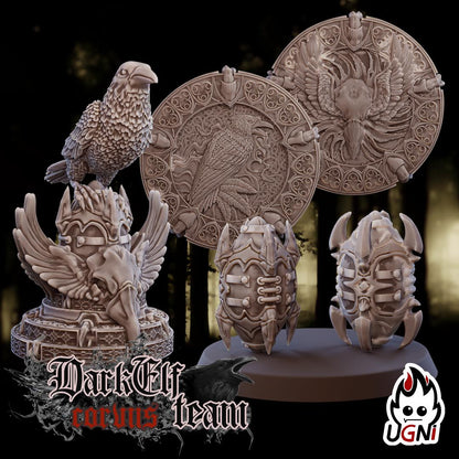 Dark Elf Team (Corvus Cabal Style) Designed by UGNI Miniatures - Fantasy Football - product image 10 of 10