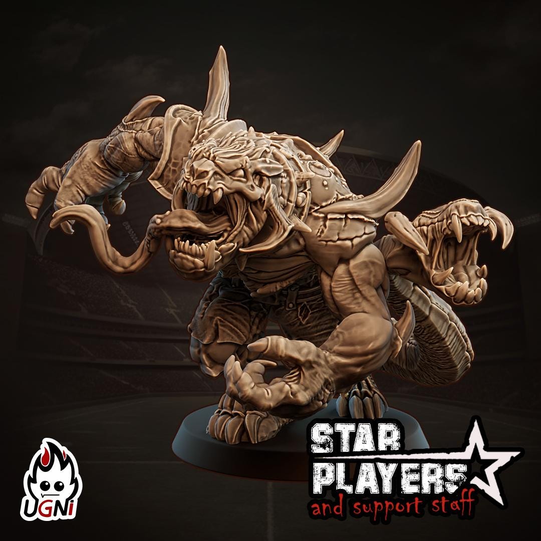 Star Player Pack #4 Star Player - Designed by UGNI Miniatures - Fantasy Football - product image 4 of 8