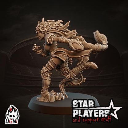 Grace Sum Star Player - Designed by UGNI Miniatures - Fantasy Football - product image 2 of 3
