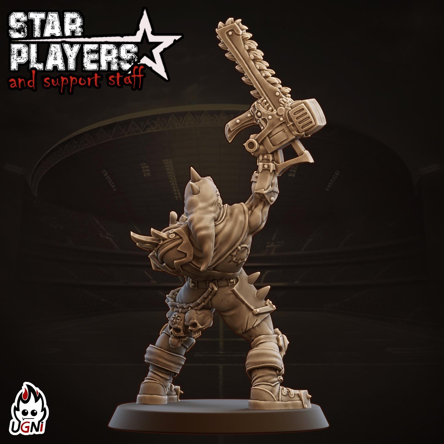 Max Spleencreeper Star Player - Designed by UGNI Miniatures - Fantasy Football - product image 3 of 3