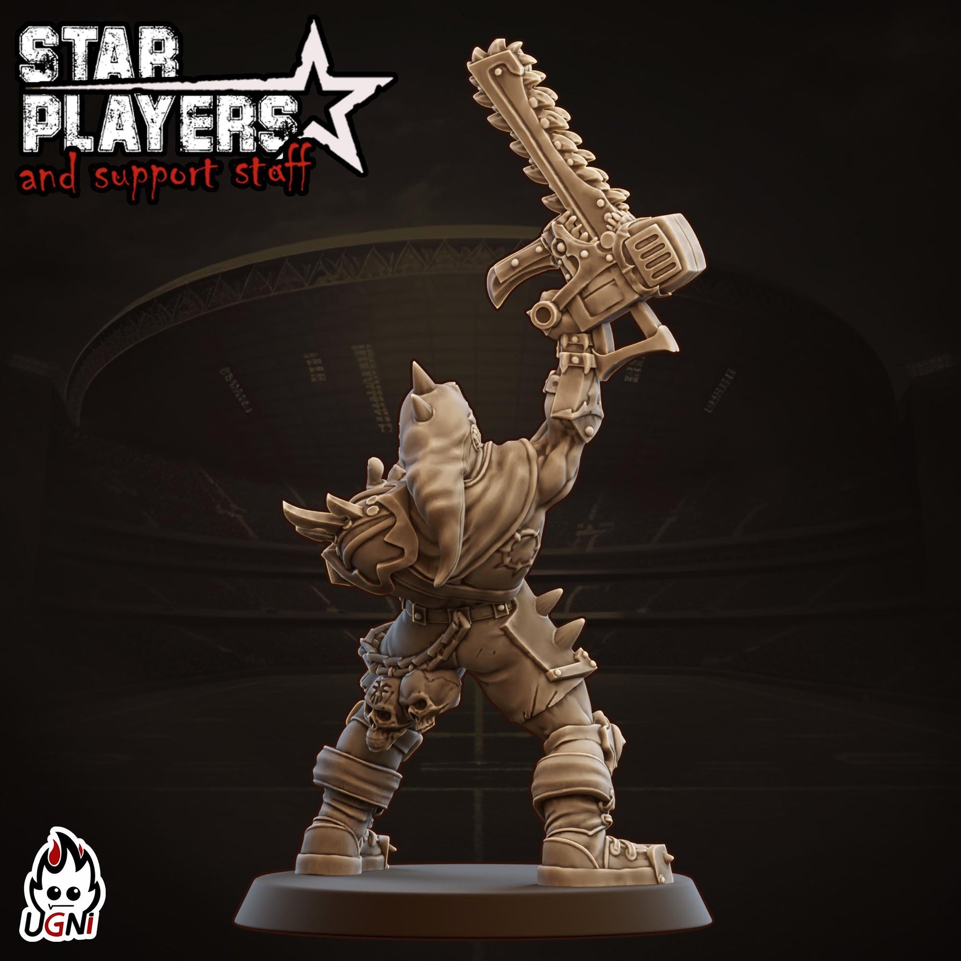 Max Spleencreeper Star Player - Designed by UGNI Miniatures - Fantasy Football - product image 3 of 3