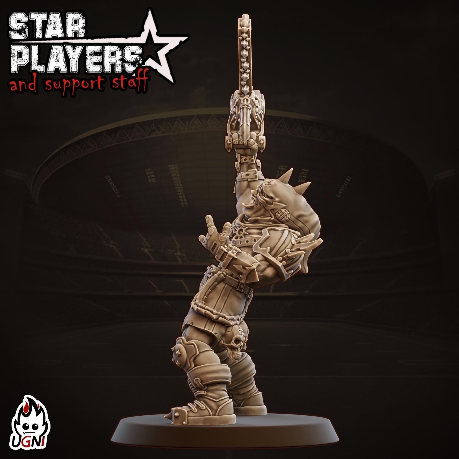 Max Spleencreeper Star Player - Designed by UGNI Miniatures - Fantasy Football - product image 2 of 3