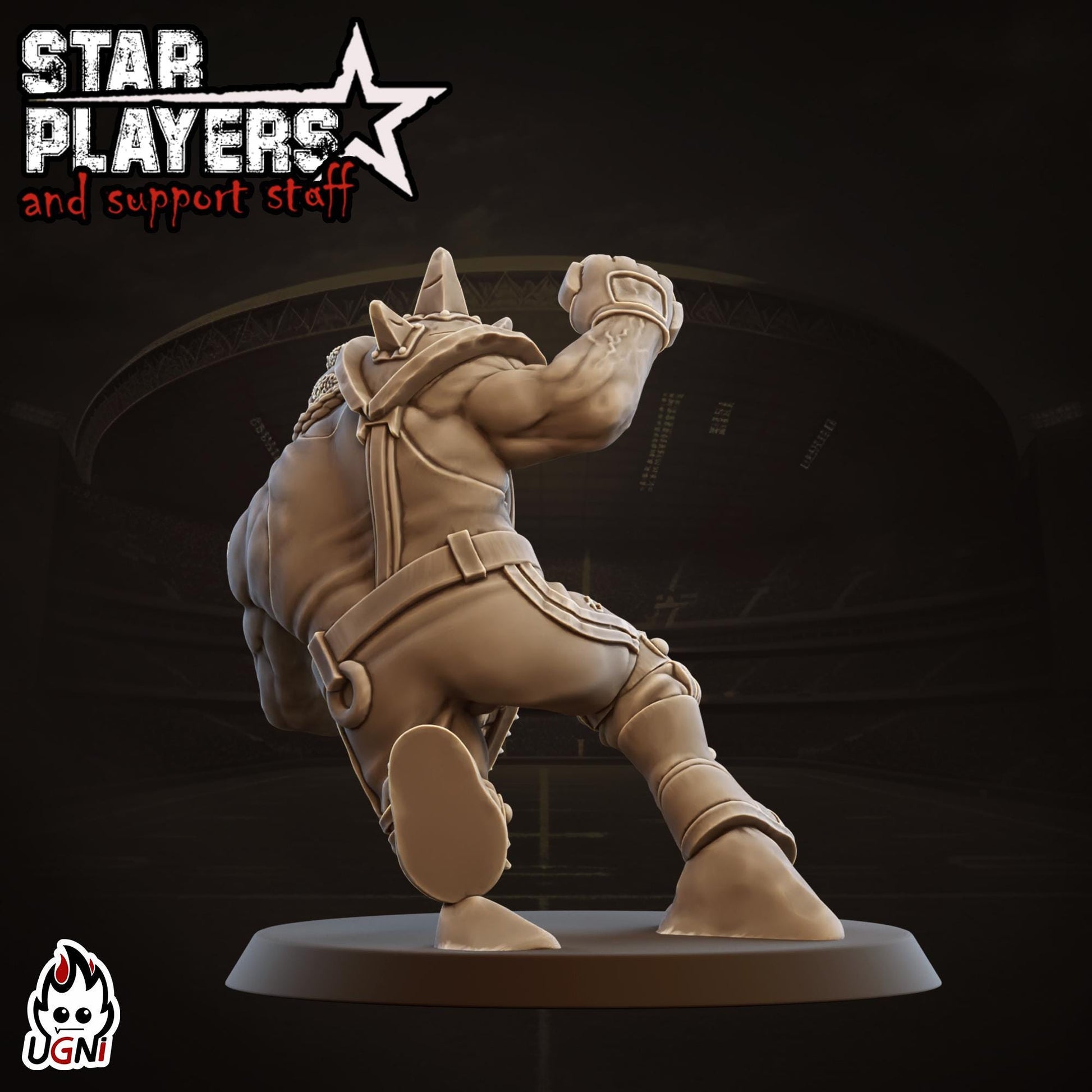Morgue N Thorn Star Player - Designed by UGNI Miniatures - Fantasy Football - product image 4 of 4