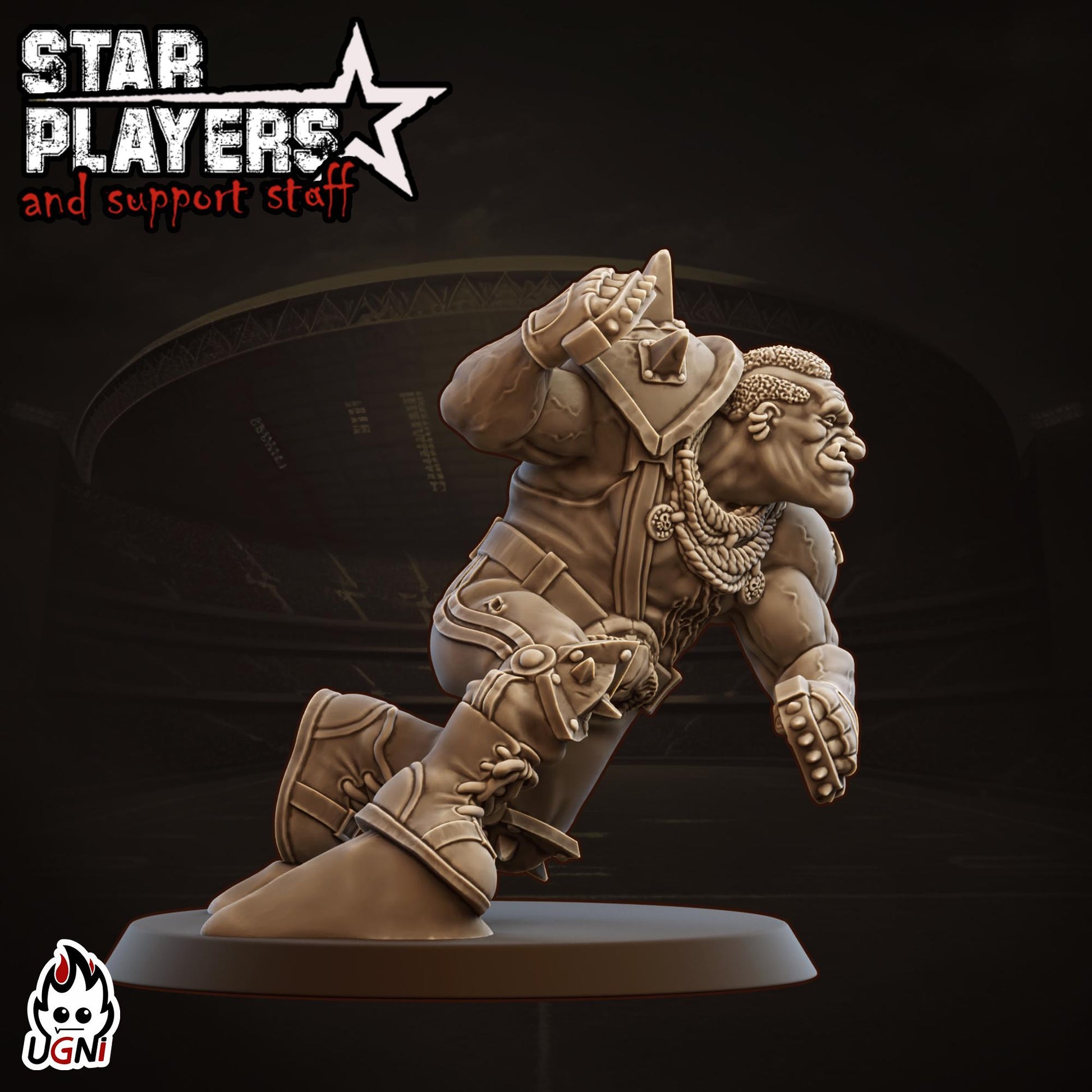 Morgue N Thorn Star Player - Designed by UGNI Miniatures - Fantasy Football - product image 3 of 4