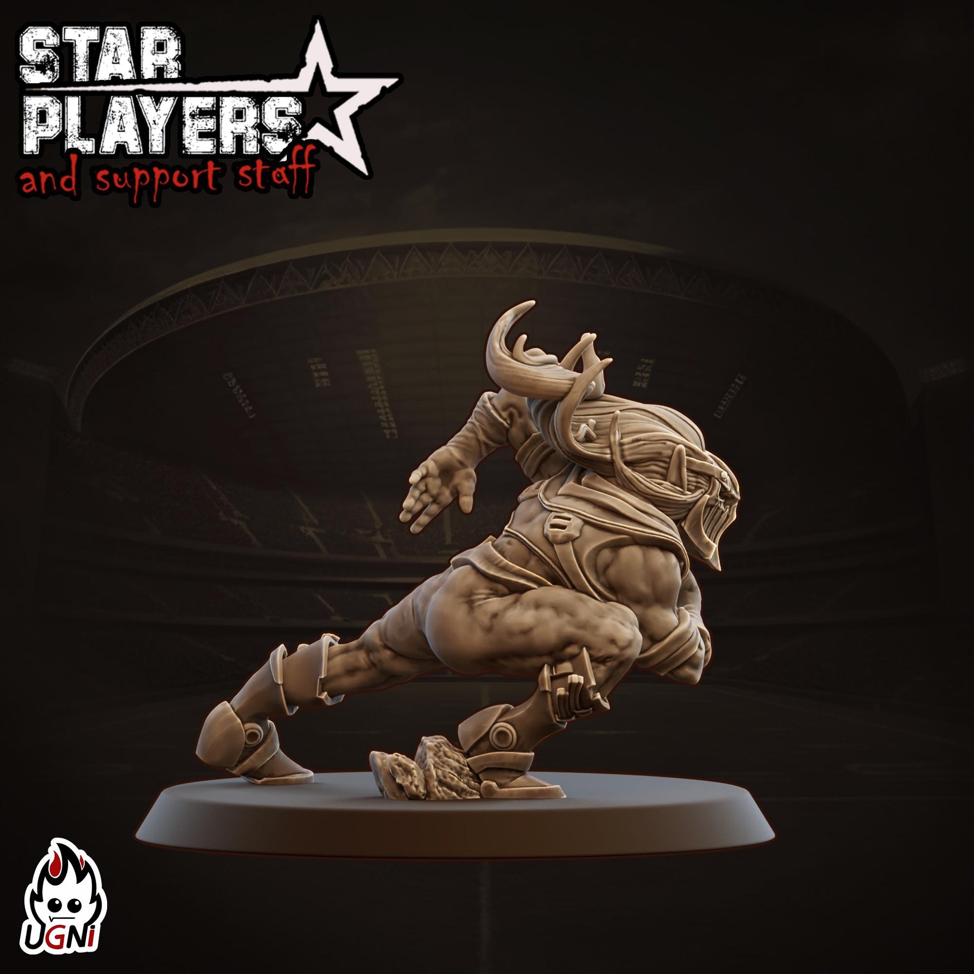 Lucius Shift Star Player - Designed by UGNI Miniatures - Fantasy Football - product image 2 of 3