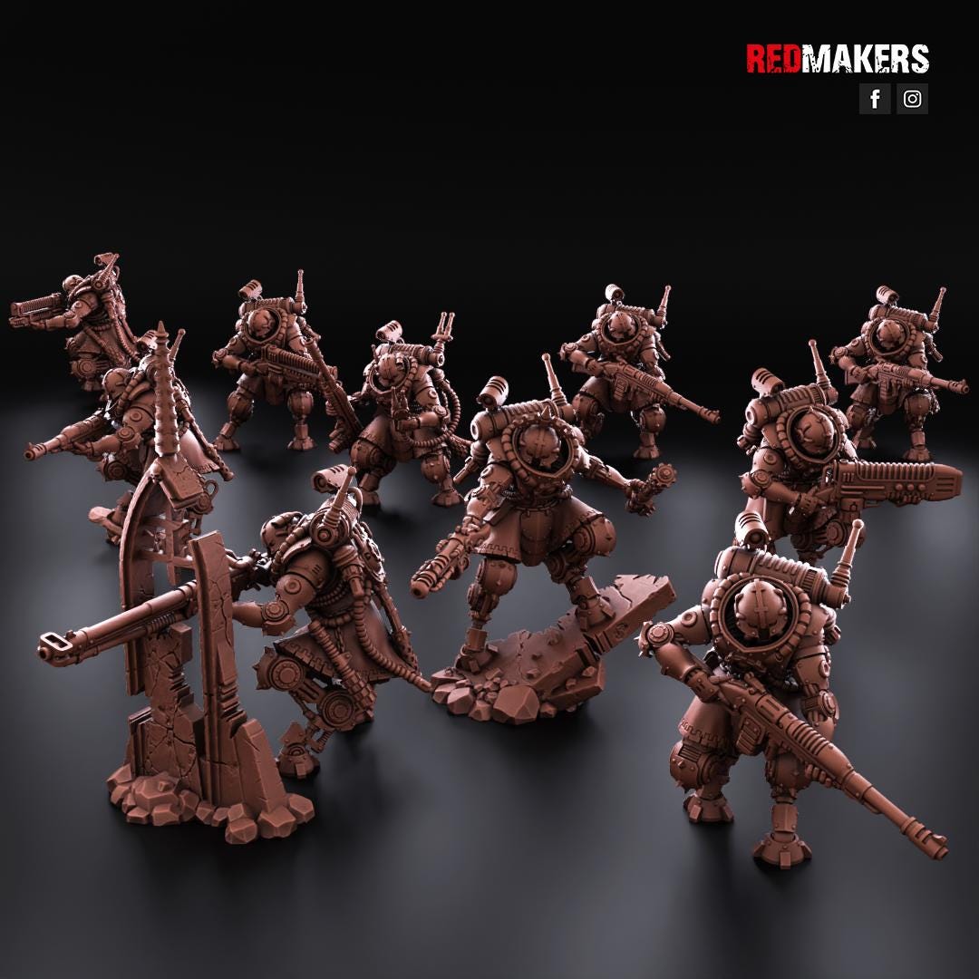 Red Makers Tech Guardians – Omniforge x10 (Custom Order) - product image 1 of 6