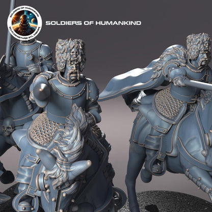 Soldiers of Humandkind Brothers of Yevrostoya Cavalry Unit (Custom Order) - product image 2 of 3