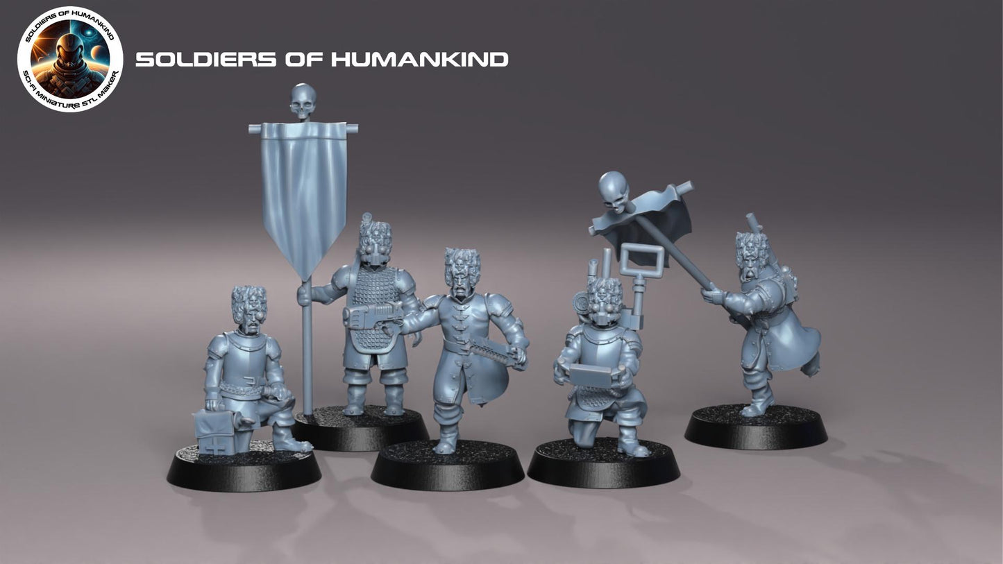 Soldiers of Humandkind Brothers of Yevrostoya Command Squad (Custom Order) - product image 1 of 3