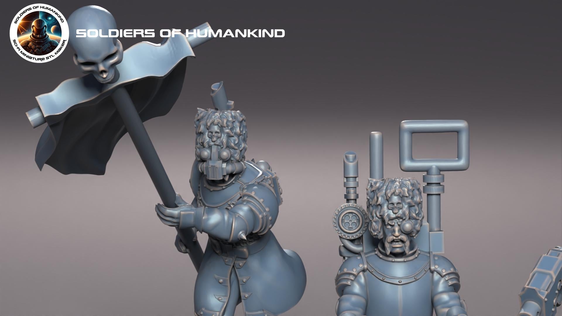 Soldiers of Humandkind Brothers of Yevrostoya Command Squad (Custom Order) - product image 2 of 3