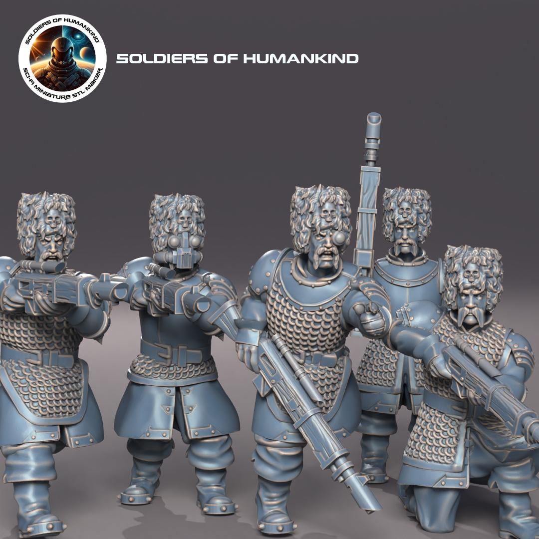 Soldiers of Humandkind Brothers of Yevrostoya Troops (Custom Order) - product image