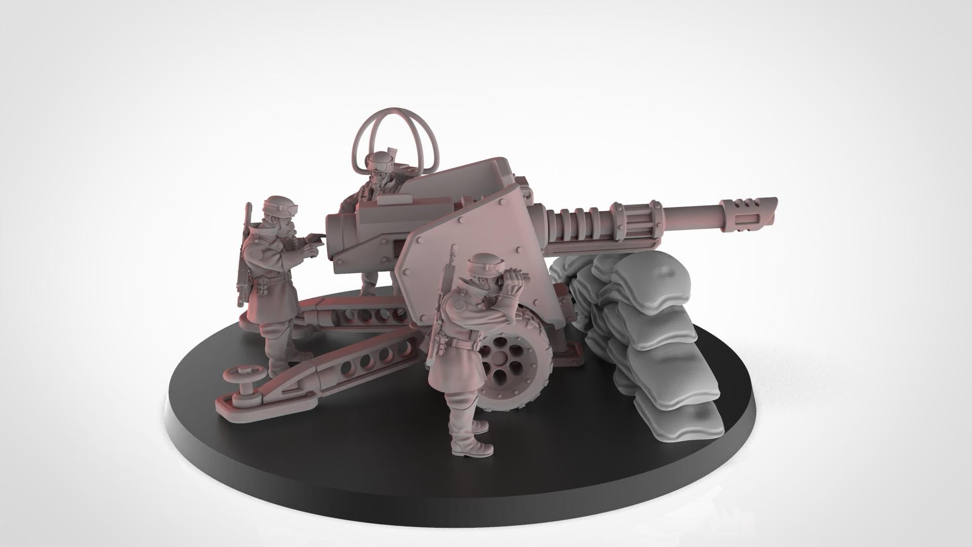 Soldiers of Humandkind Megapolis Heavy Artillery guns(Custom Order) - product image 7 of 8