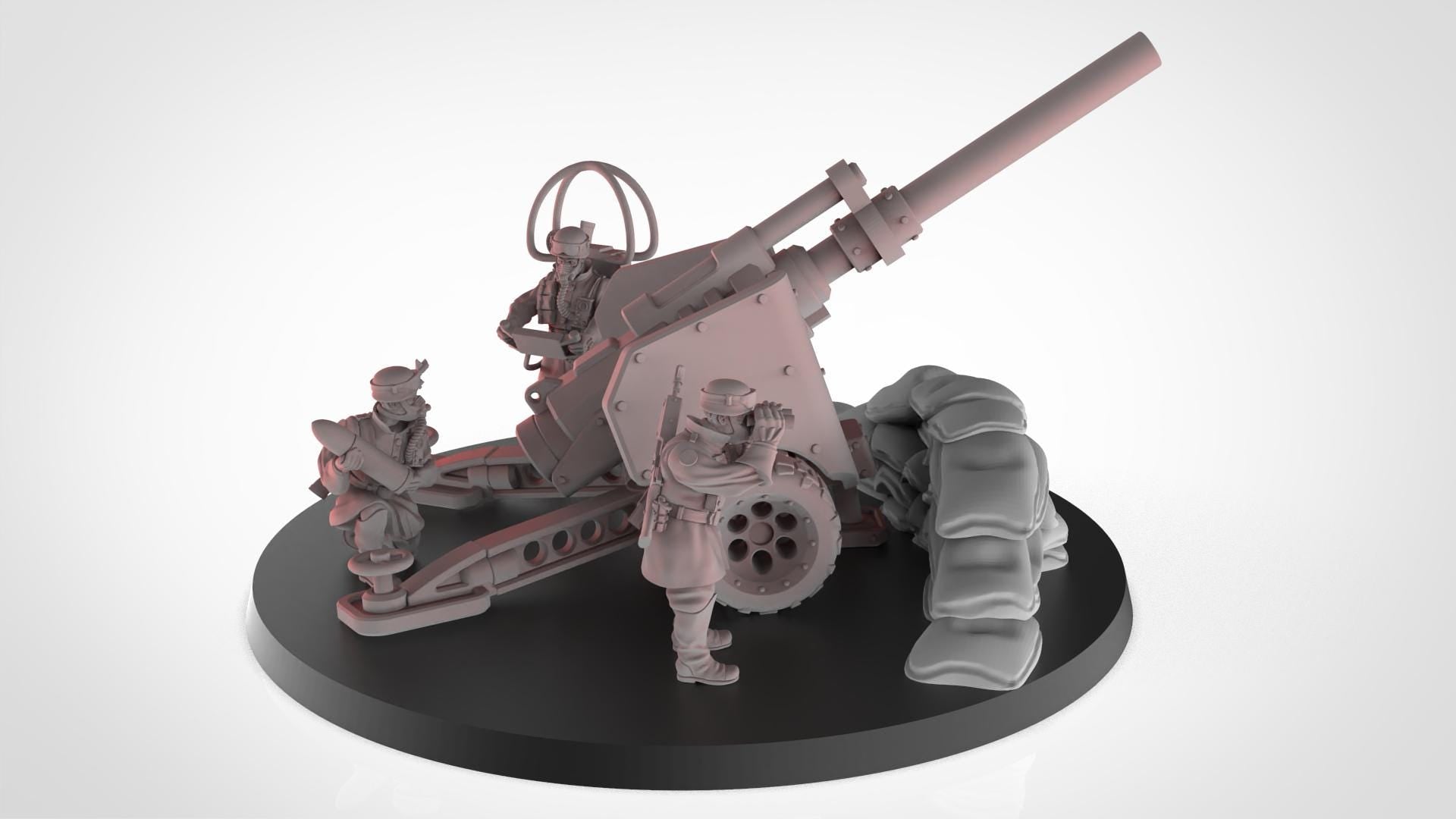 Soldiers of Humandkind Megapolis Heavy Artillery guns(Custom Order) - product image 3 of 8