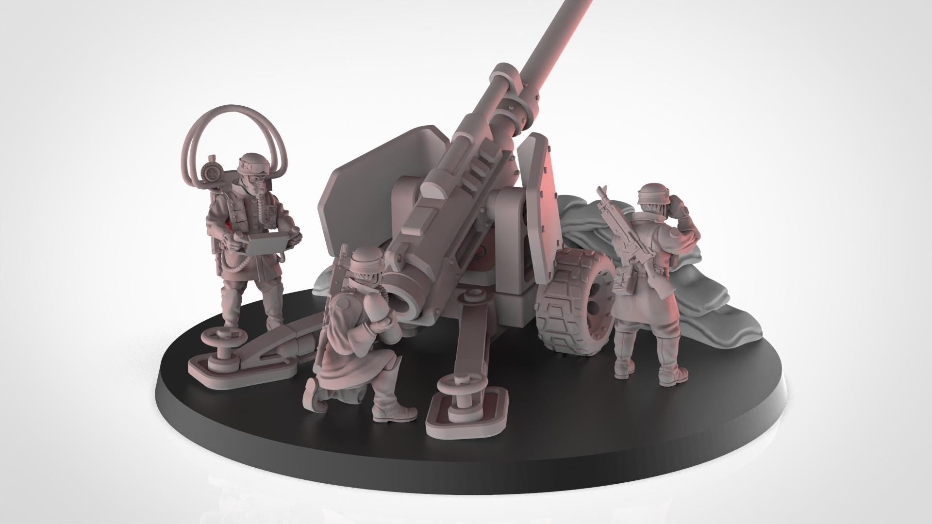 Soldiers of Humandkind Megapolis Heavy Artillery guns(Custom Order) - product image 2 of 8