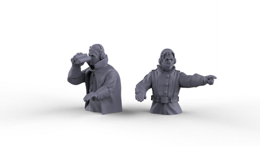 Soldiers of Humandkind Megapolis tank commander and tank passengers (Custom Order) - product image