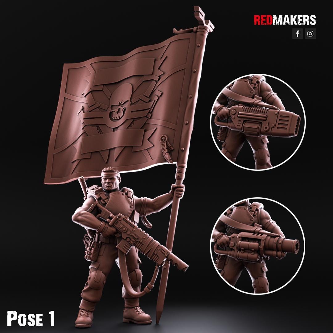 Red Makers Jungle Fighters Command Squad (Custom Order) - product image 7 of 10