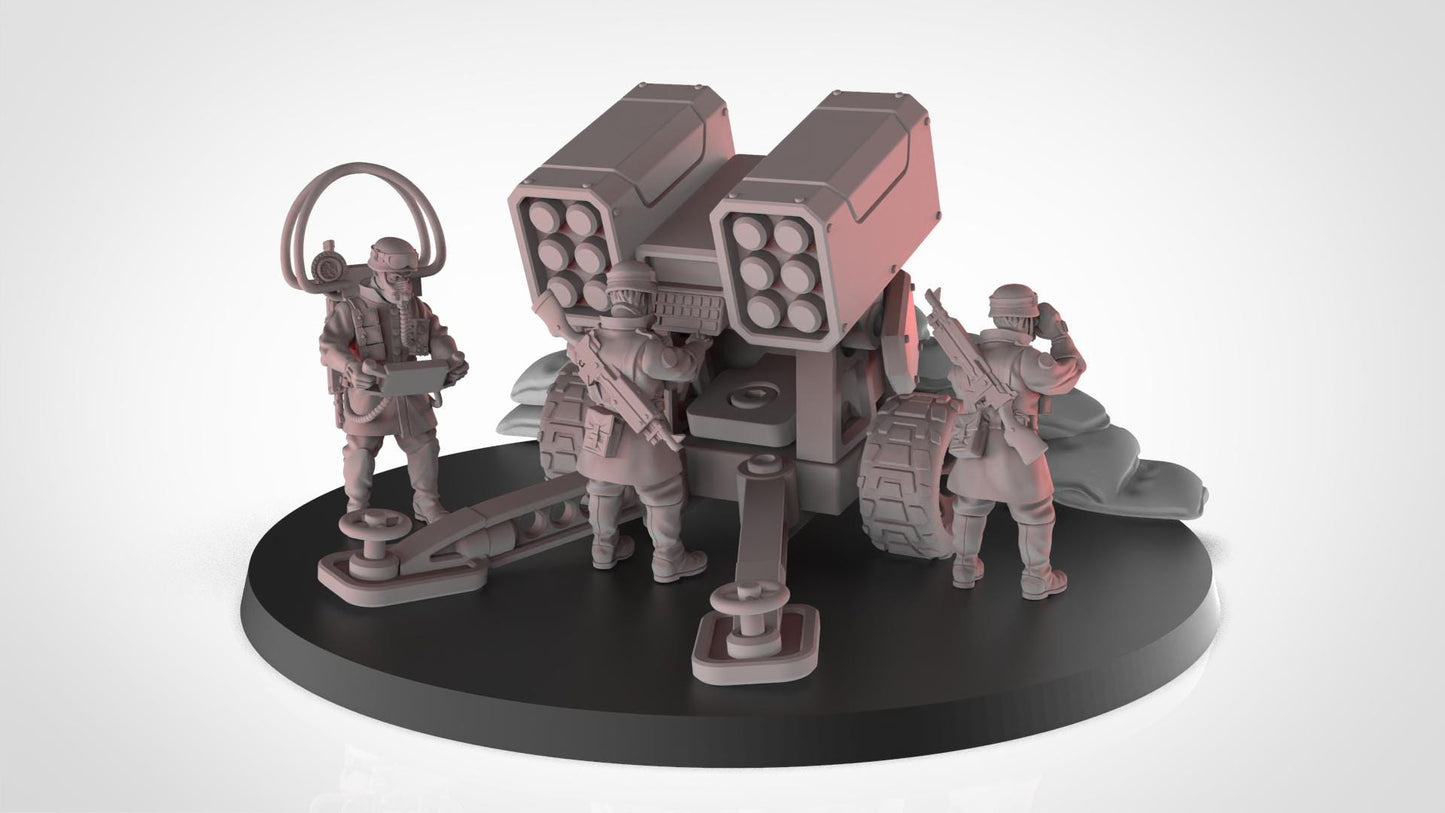 Soldiers of Humandkind Megapolis Heavy Artillery guns(Custom Order) - product image 4 of 8