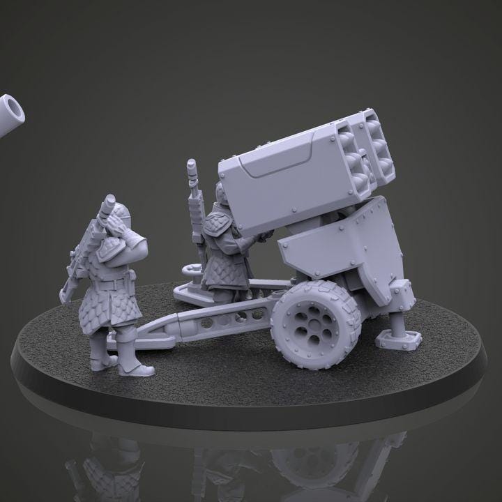 Soldiers of Humandkind Sons of the Dragons Heavy artillery guns (Custom Order) - product image 3 of 3