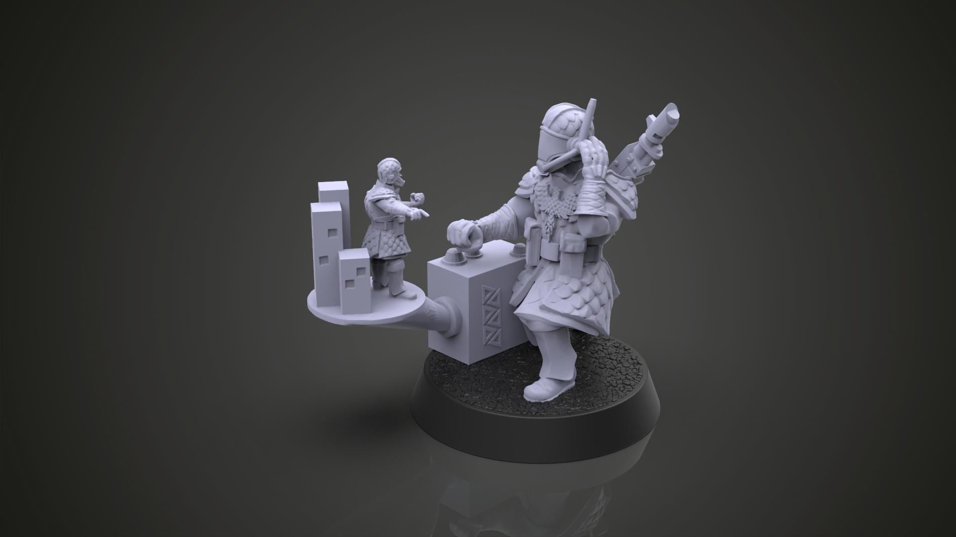 Soldiers of Humandkind Sons of the Dragons HQ squad (Custom Order) - product image 3 of 4
