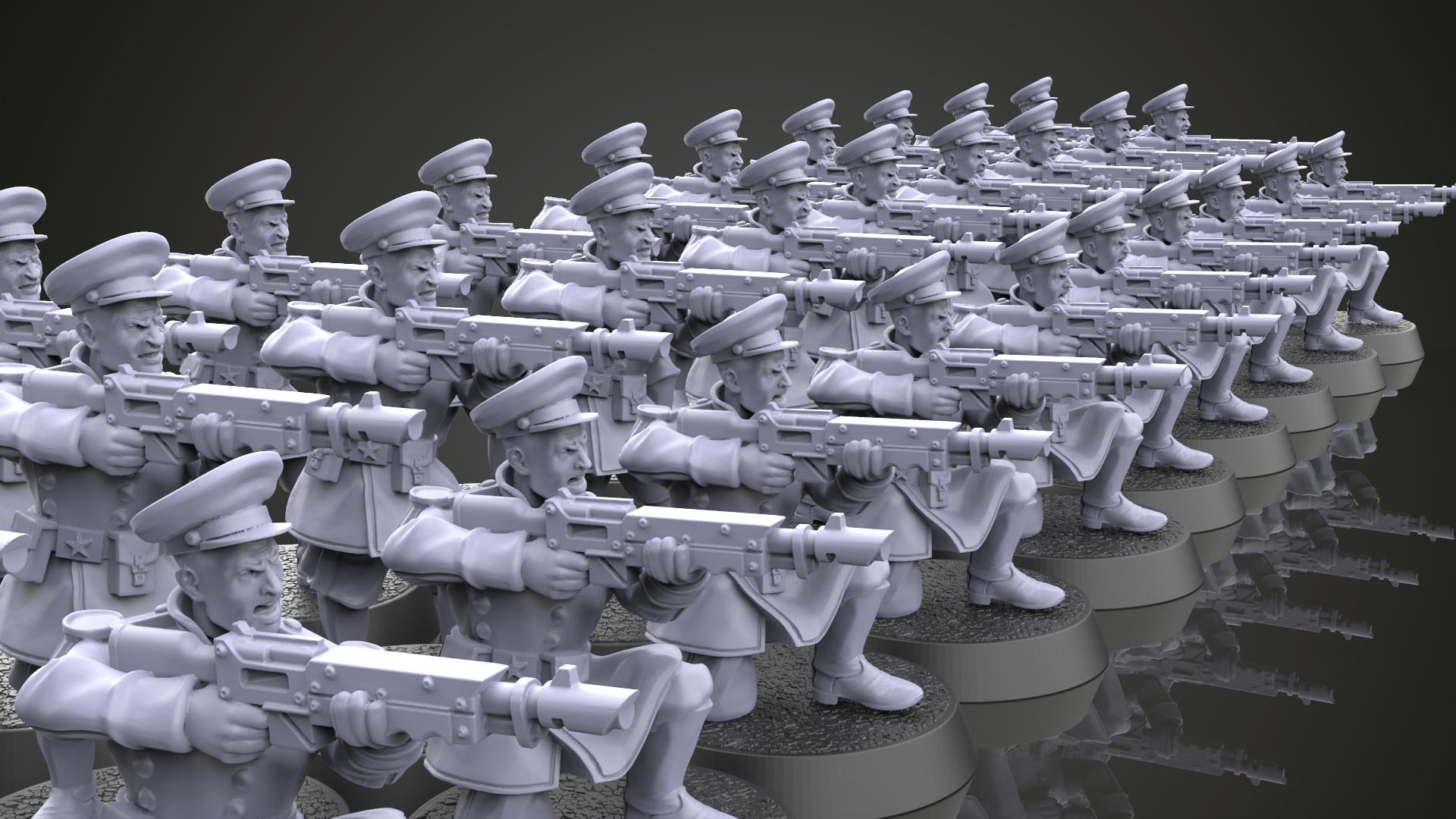 Soldiers of Humandkind Parade Uniform Troops (Custom Order) - product image 6 of 6