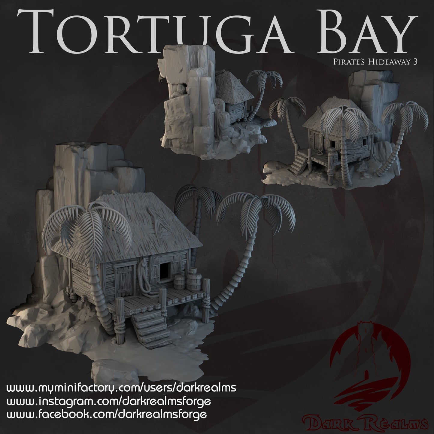 Dark Realms Tortuga Bay - Pirates Hideaway 3 (Custom Order) - product image 1 of 3