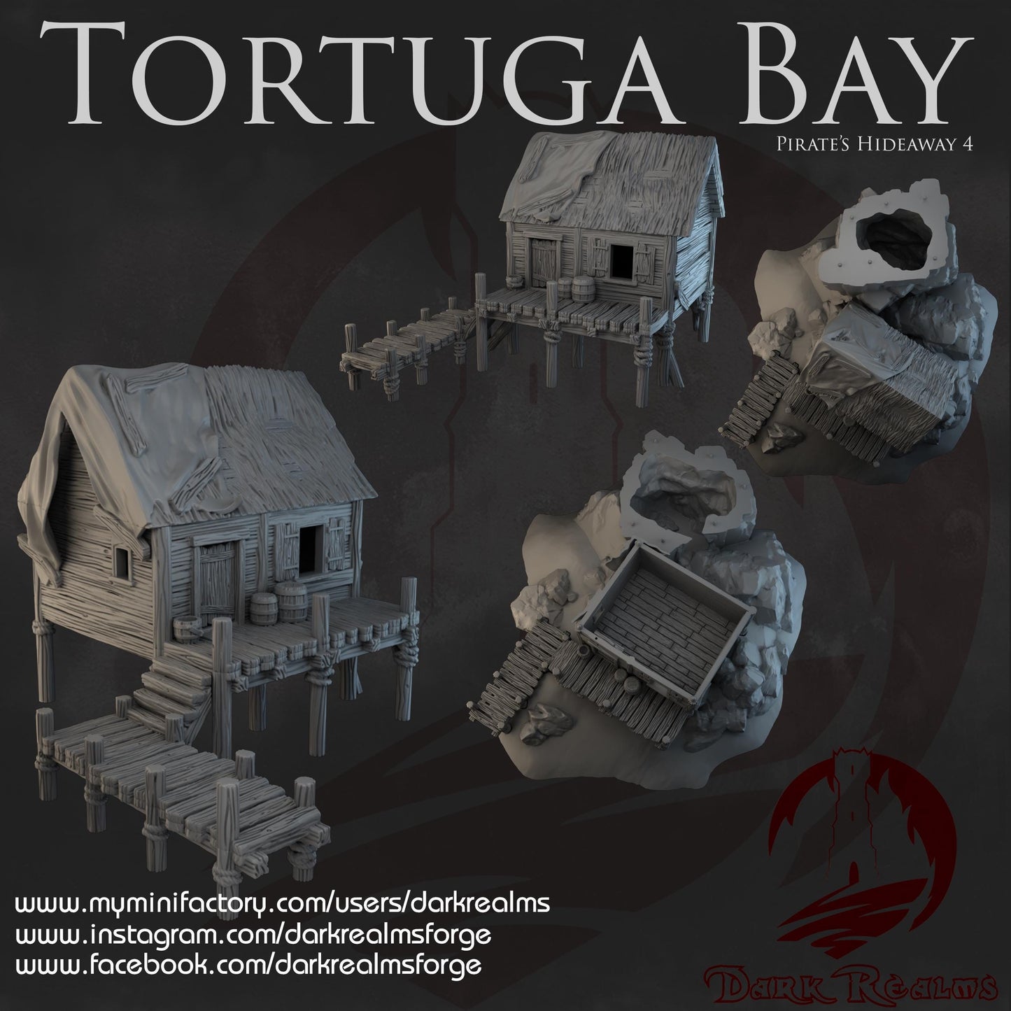 Dark Realms Tortuga Bay - Pirates Hideaway 4 (Custom Order) - product image 2 of 3