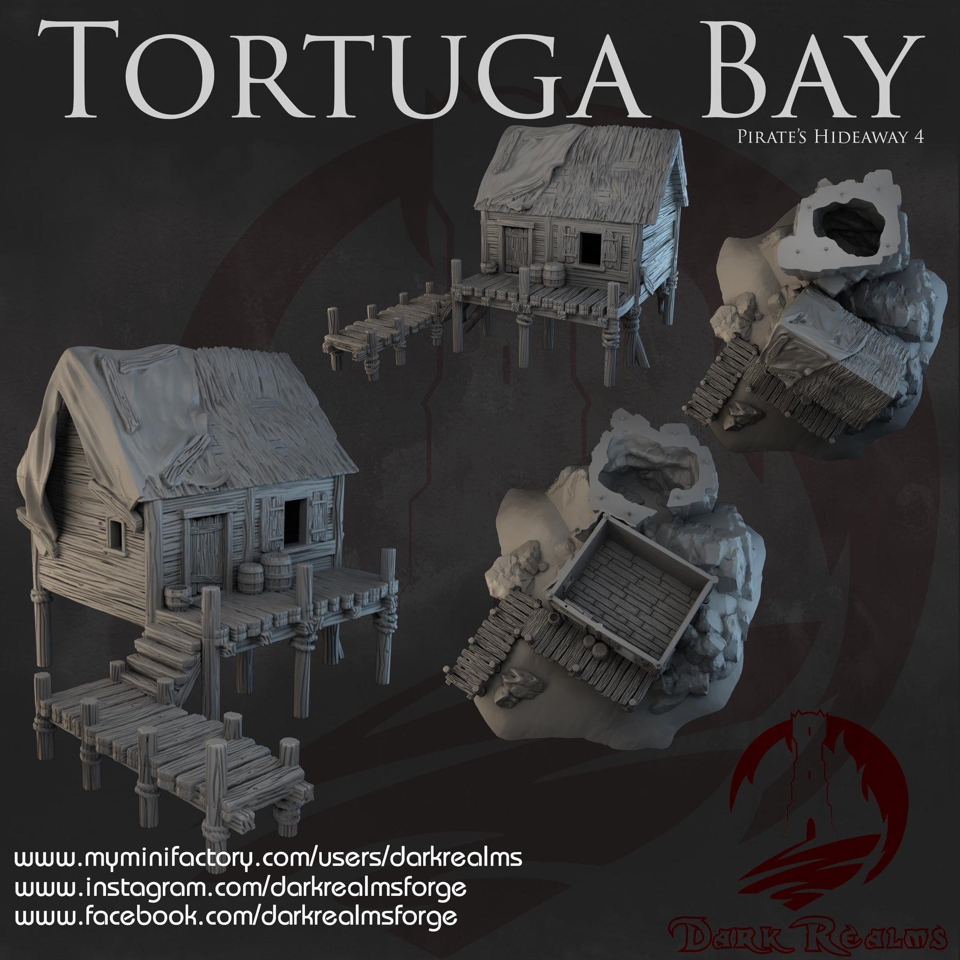 Dark Realms Tortuga Bay - Pirates Hideaway 4 (Custom Order) - product image 2 of 3