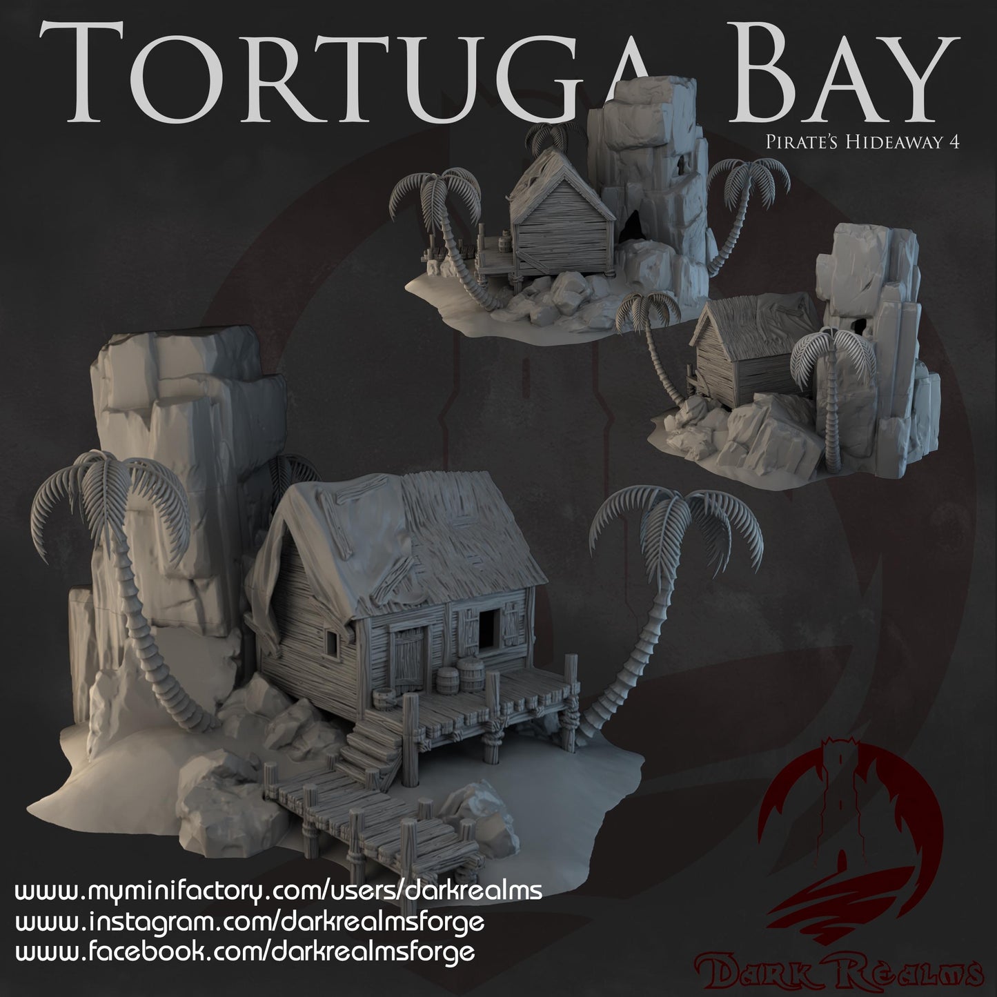 Dark Realms Tortuga Bay - Pirates Hideaway 4 (Custom Order) - product image 1 of 3