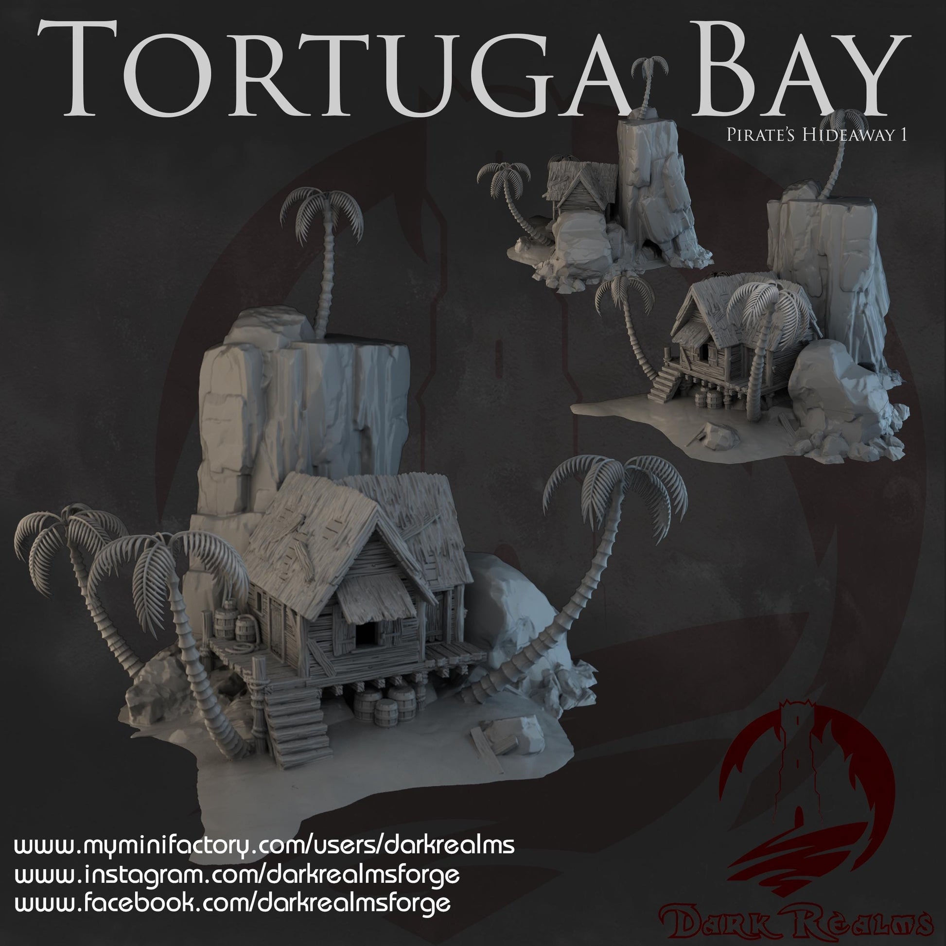 Dark Realms Tortuga Bay - Pirates Hideaway 1 (Custom Order) - product image 1 of 3