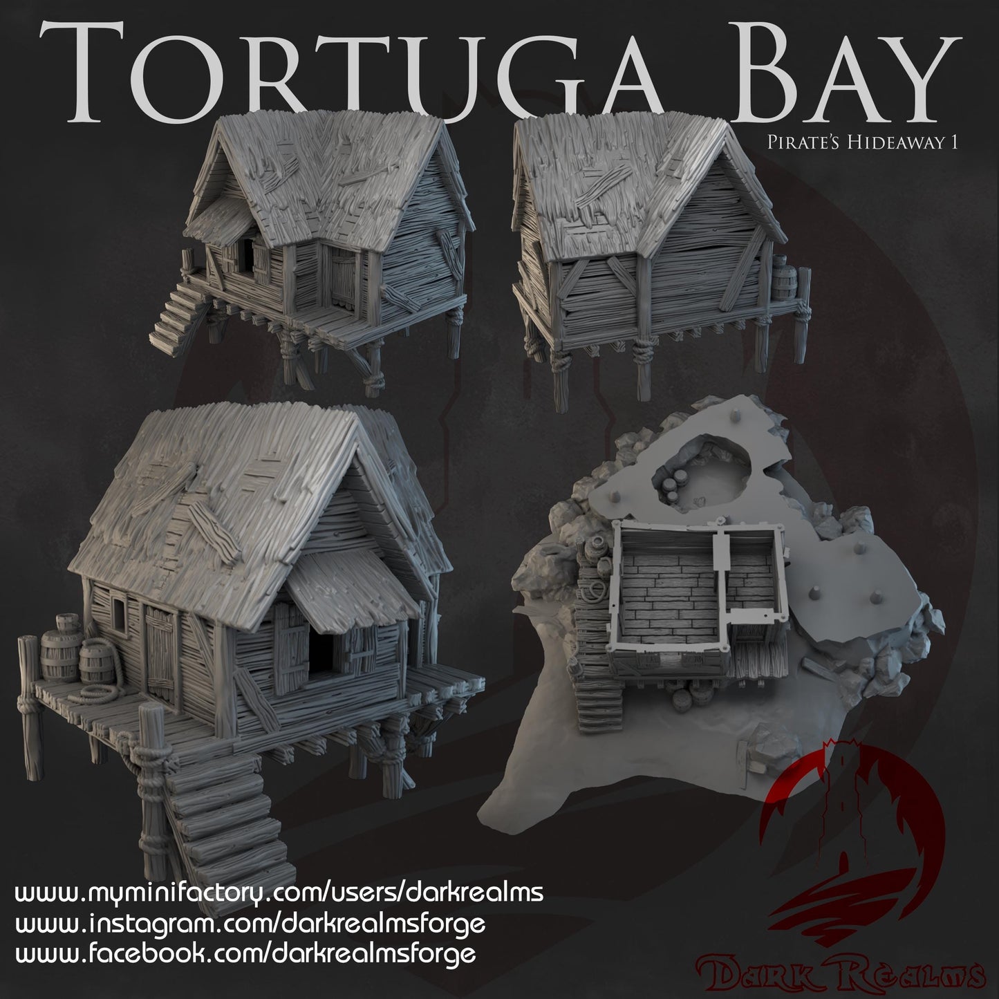 Dark Realms Tortuga Bay - Pirates Hideaway 1 (Custom Order) - product image 2 of 3